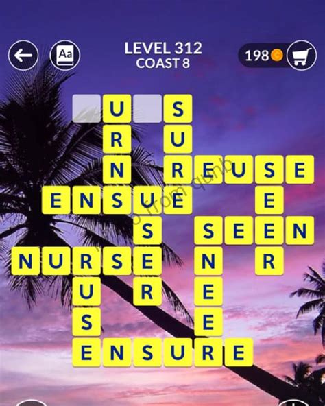 Wordscapes Level 312 .